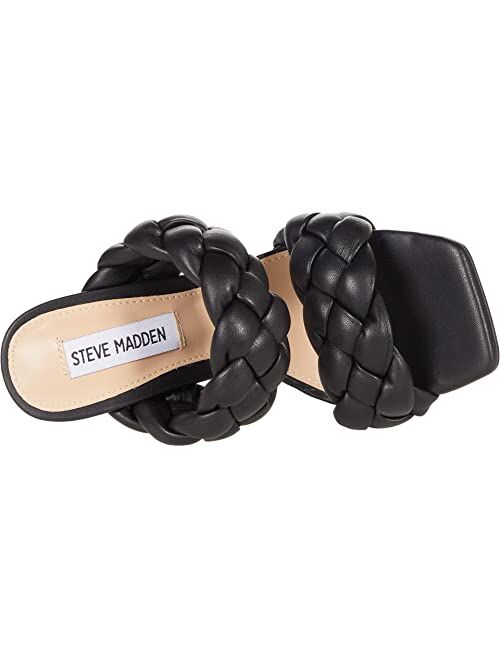 Steve Madden Women's Kenley Heeled Sandal, Black, 9