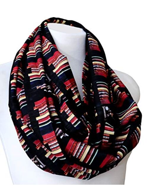 Book infinity scarf Library Bookshelves womens literary gifts nerdy bookworm book lover