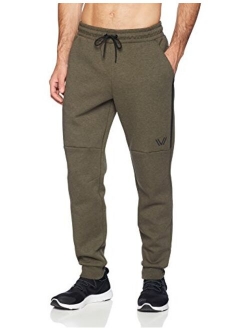 Amazon Brand - Peak Velocity Men's Metro Fleece 'Build Your Own' Jogger Sweatpants (S-3XL, Loose, Athletic, Fitted)