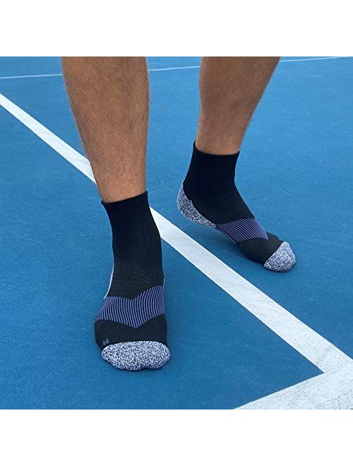 Gildan Men's Active Strategic Cushion Ankle Socks, Multipairs