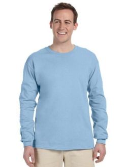 Men's Double Needle Bottom Hem Rib Knit T-Shirt
