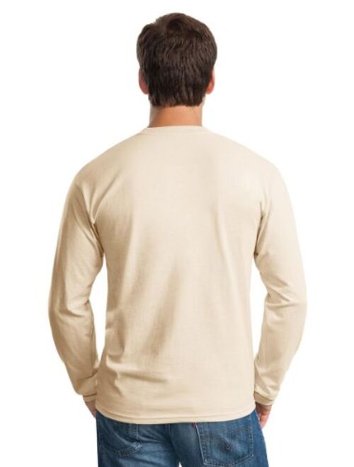 Gildan Men's Double Needle Bottom Hem Rib Knit T-Shirt