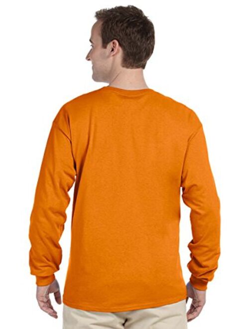 Gildan 2400-Classic Fit Adult Long Sleeve T-shirt Ultra Cotton-First Quality-Safety Green