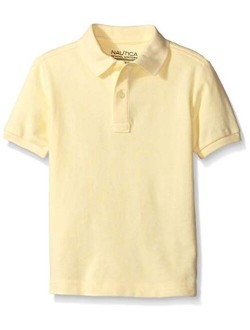 Boys' School Uniform Short Sleeve Pique Polo