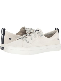 Canvas Lace-Up Crest Vibe Washed Linen Sneaker