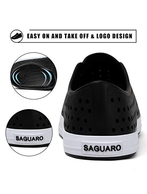 SAGUARO Men Women Garden Shoes Slip On Beach Sneaker Breathable Lightweight Water Shoes