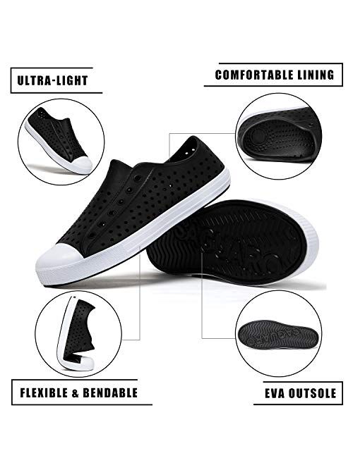 SAGUARO Men Women Garden Shoes Slip On Beach Sneaker Breathable Lightweight Water Shoes
