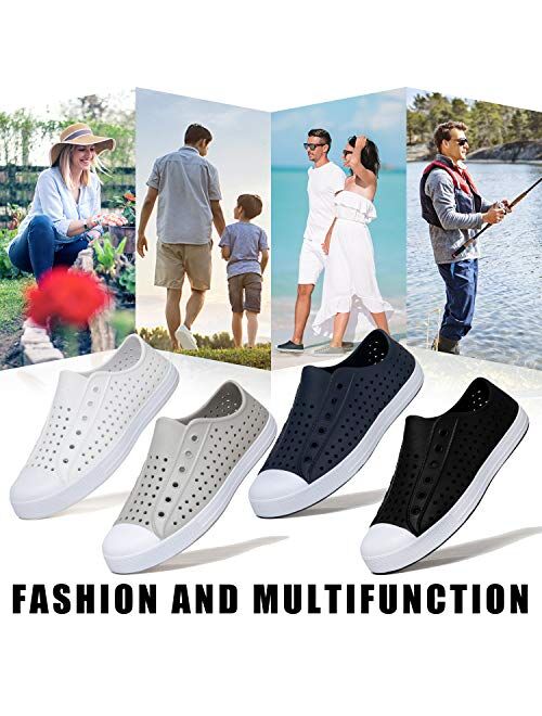 SAGUARO Men Women Garden Shoes Slip On Beach Sneaker Breathable Lightweight Water Shoes