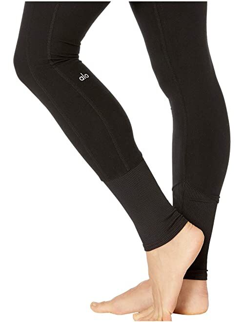 Alo Yoga ALO Women's Polyester Solid High Waist Lounge Leggings