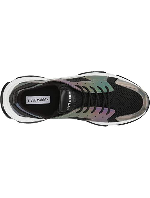 Steve Madden Modden Mesh Mid Top Lace Up Sneaker