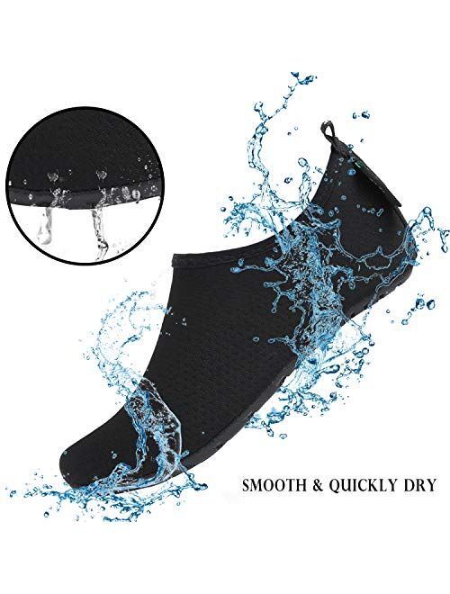 SAGUARO Boys Girls Barefoot Water Shoes Quick Dry Non-Slip Aqua Socks Outdoor Sports Beach Swimming Pool