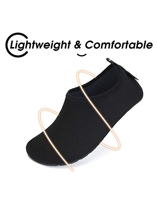 SAGUARO Boys Girls Barefoot Water Shoes Quick Dry Non-Slip Aqua Socks Outdoor Sports Beach Swimming Pool