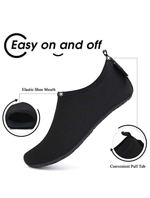 SAGUARO Boys Girls Barefoot Water Shoes Quick Dry Non-Slip Aqua Socks Outdoor Sports Beach Swimming Pool