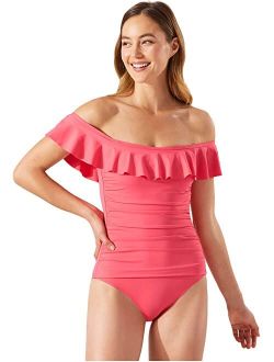 Pearl Off-the-Shoulder One-Piece