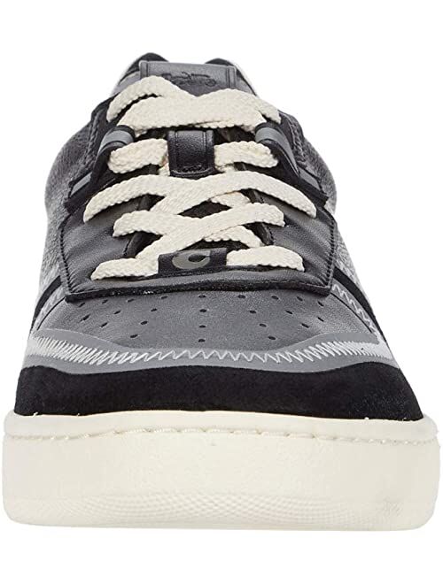 Coach Signature Tech Court Round Toe Low Ankle Sneaker