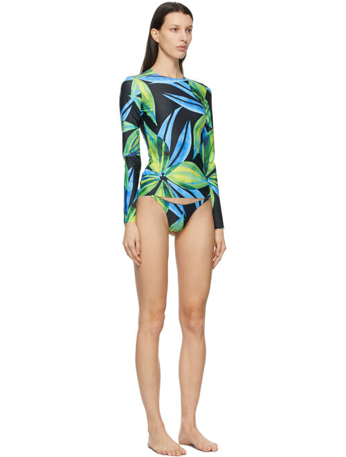 SSENSE Exclusive Blue & Green Surfer's Paradise Bikini