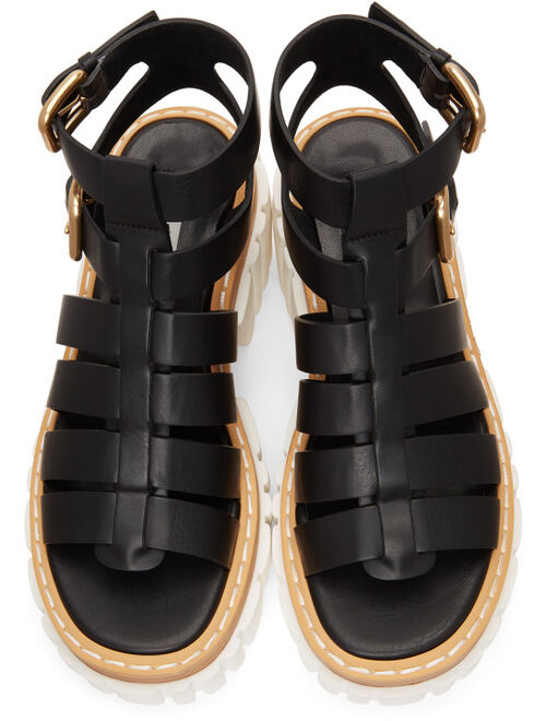 Emilie Gladiator Faux Leather Heeled Sandals