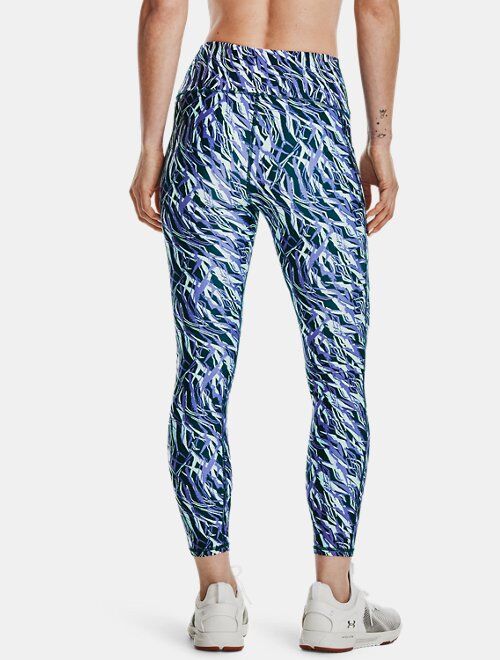 Under Armour Women's HeatGear® Armour No-Slip Waistband Printed Ankle Leggings