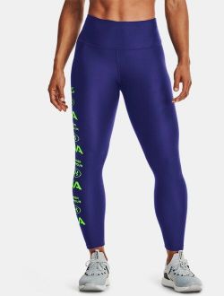 Women's HeatGear Armour No-Slip Waistband Graphic Ankle Leggings