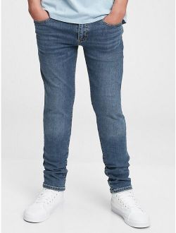 Teen Stacked Ankle Skinny Jeans with Washwell