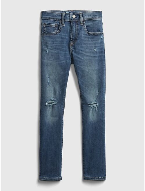 GAP Kids Destructed Super Skinny Jeans with Washwell™