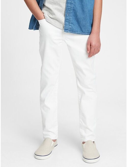 GAP Kids Slim White Jeans with Washwell™