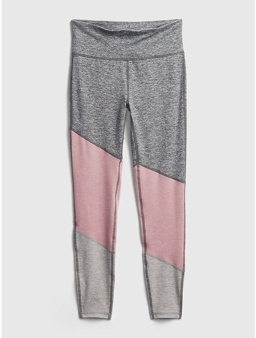 GapFit Brushed Tech Jersey Colorblock Leggings