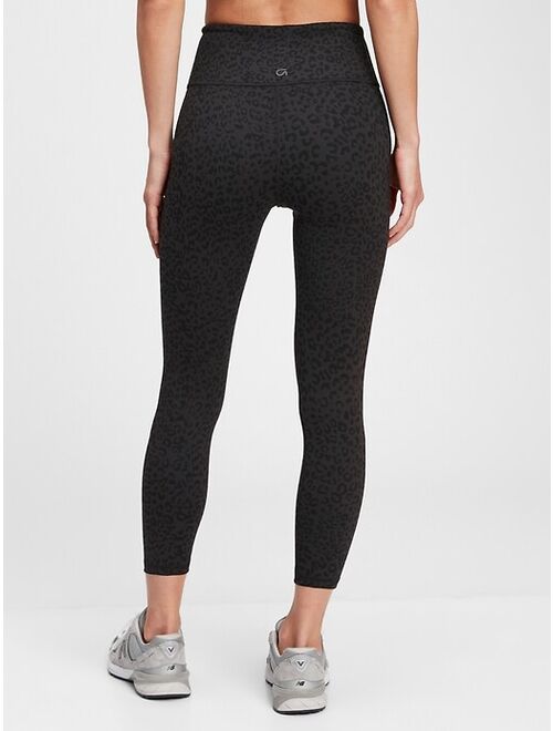 GapFit High Rise Blackout Jacquard 7/8 Leggings