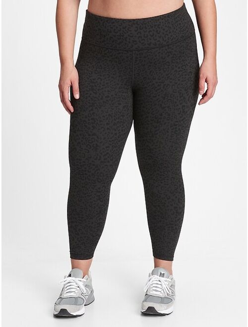 GapFit High Rise Blackout Jacquard 7/8 Leggings