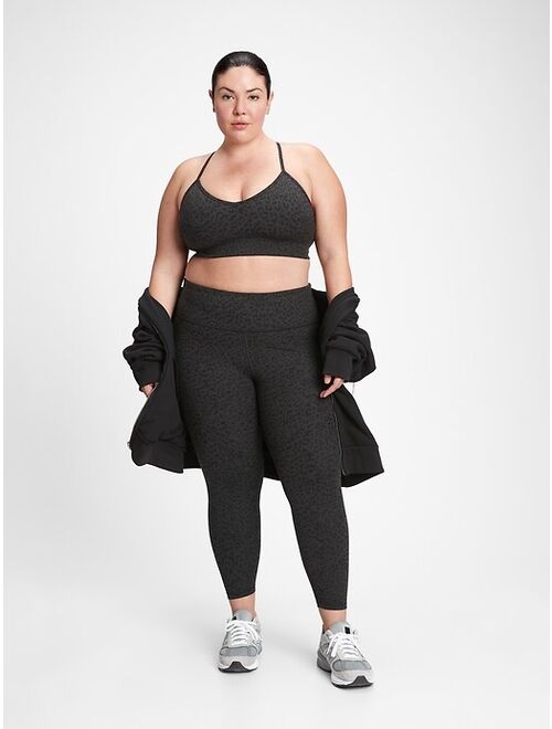 GapFit High Rise Blackout Jacquard 7/8 Leggings