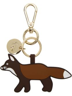 Brown Fox Profile Keychain