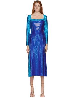 SSENSE Exclusive Blue Shimmer Andy Dress