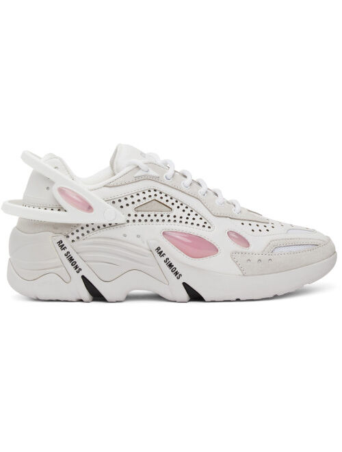 Off-White & Pink Cylon-21 Sneakers