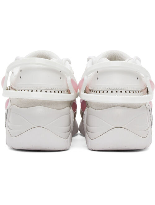 Off-White & Pink Cylon-21 Sneakers