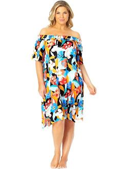 Smocked Off Shoulder Mini