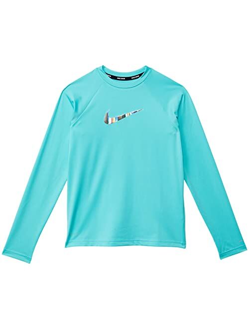 Nike Swoosh Long Sleeve Hydroguard (Little Kids/Big Kids)