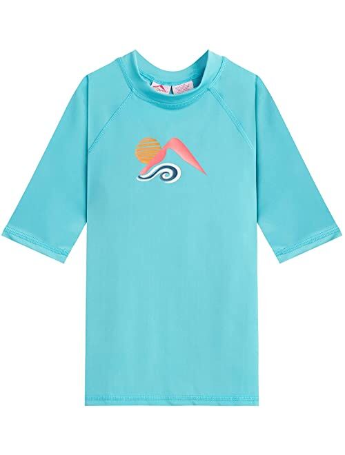 Kanu Surf Jade UPF 50+ Sun Protective Rashguard Swim Shirt (Little Kids/Big Kids)