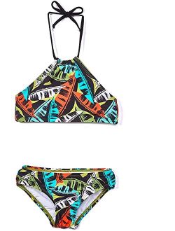Mahina Beach Sport Halter Bikini Two-Piece Swimsuit (Toddler)
