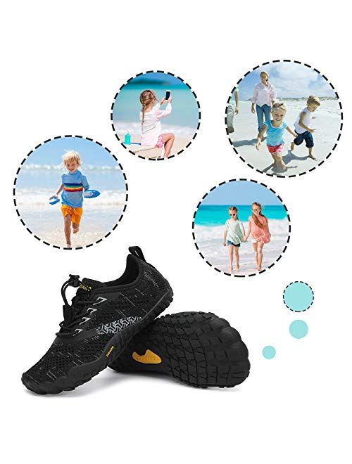 SAGUARO Kids Water Shoes Boys Girls Quick Dry Aqua Athletic Sneakers Lightweight Sport Shoes(Toddler/Little Kid/Big Kid)