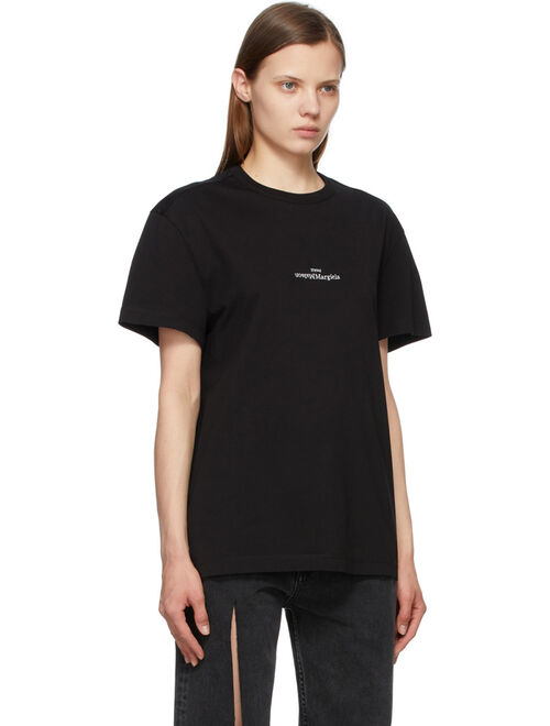 SSENSE Exclusive Black Upside Down Logo T-Shirt