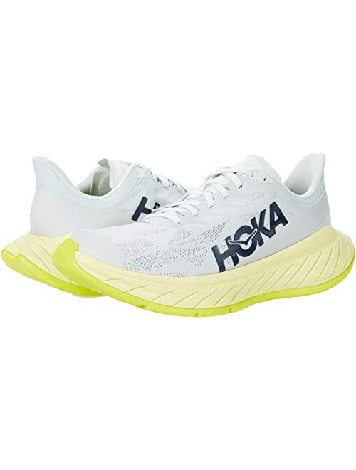 HOKA ONE ONE Carbon X 2 Round Toe Lace Up Running Shoes