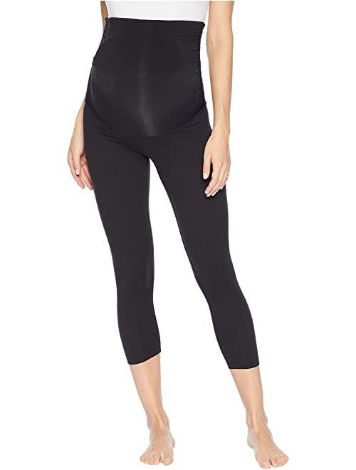 Beyond Yoga Fold Down Maternity Capri Leggings