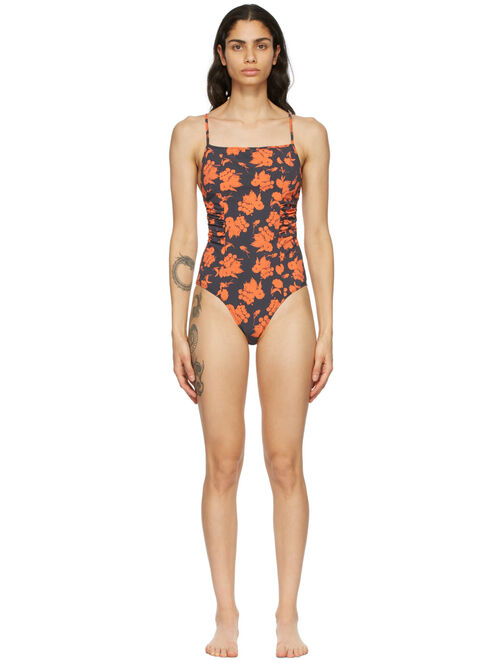 Navy Recycled One-Piece Swimsuit