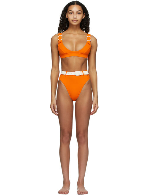 Orange Typhoon Bikini