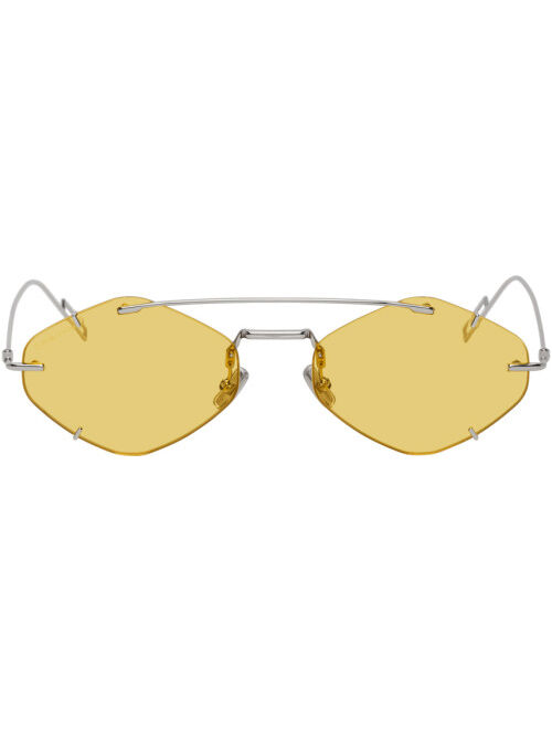 Gold DiorInclusion Oval Sunglasses