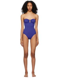 Eres Blue Polyamide And Elastane  Cassiopée One-Piece Swimsuit