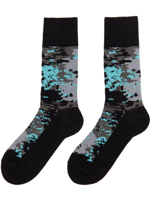 Black Camouflage Socks