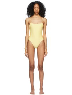 Yellow Trophy One-Piece Swimsuit
