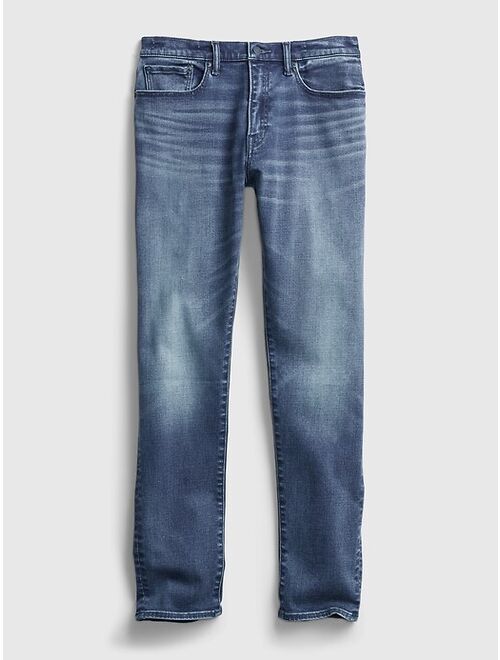 Easy Temp Athletic Taper Jeans with GapFlex