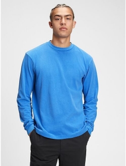 Crew Neck Long Sleeve Relaxed T-Shirt